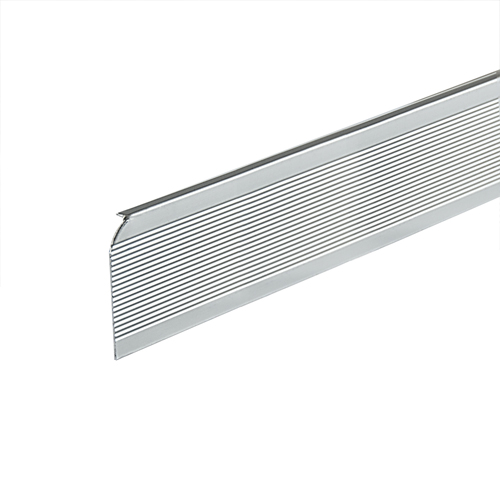 Worktop Side Stripe 4cm - embossed M.Chrome