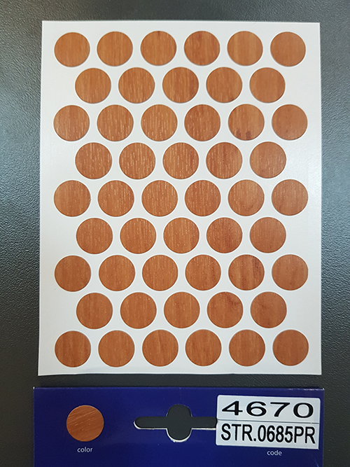 4670 Red alder – Self adhesive covers ø14 mm