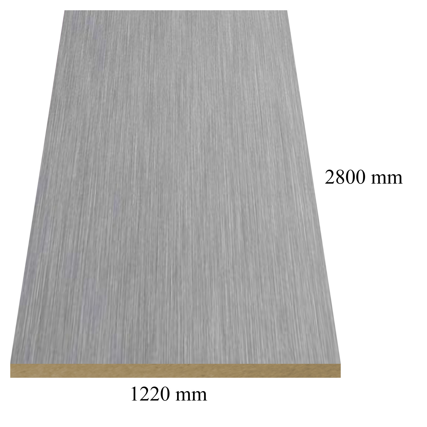 67 /6170 Inox - PVC coated 18 mm MDF